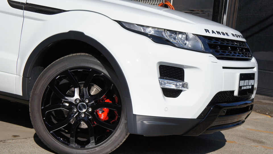 キャリパー塗装施工事例：レンジローバーイヴォーク純正キャリパー塗装　カラー：#001 Italian losso solid　ローター加工Type:C6S8D IMG29_624_F4llhk_sub10.jpg