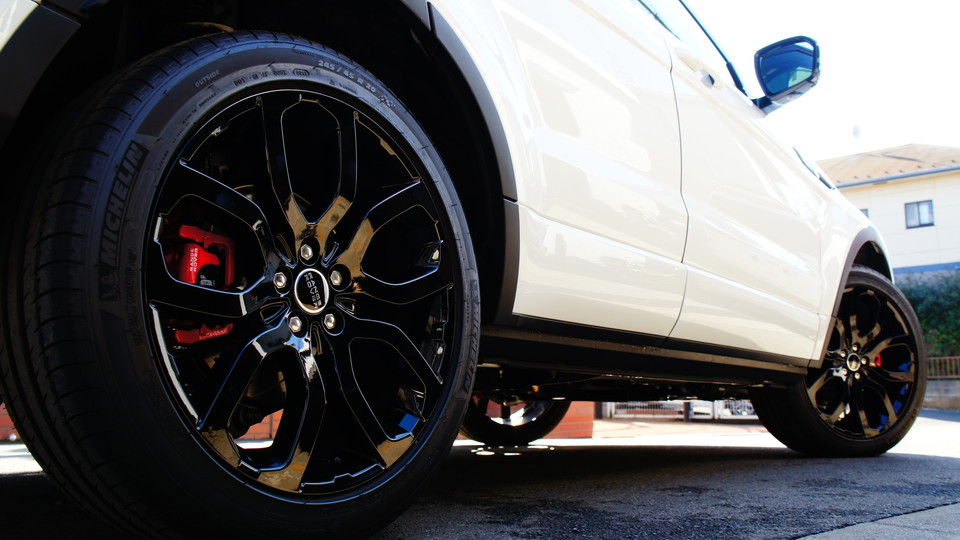 キャリパー塗装施工事例：レンジローバーイヴォーク純正キャリパー塗装　カラー：#001 Italian losso solid　ローター加工Type:C6S8D IMG29_624_F4llhk_sub7.jpg