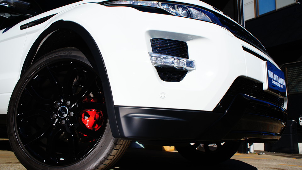 キャリパー塗装施工事例：レンジローバーイヴォーク純正キャリパー塗装　カラー：#001 Italian losso solid　ローター加工Type:C6S8D IMG29_624_F4llhk_sub9.jpg