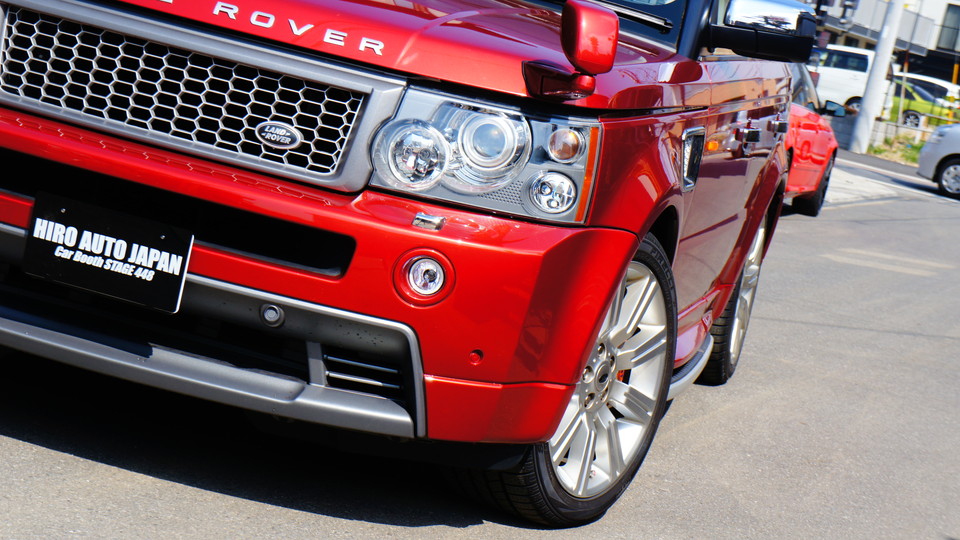 キャリパー塗装施工事例：レンジローバースポーツ純正キャリパー塗装＆ローター加工Type：C6S8D＆D-DASHダストダウンパット前後装着　カラー：#098 honey of pearl orange IMG29_653_MtRika_sub2.jpg