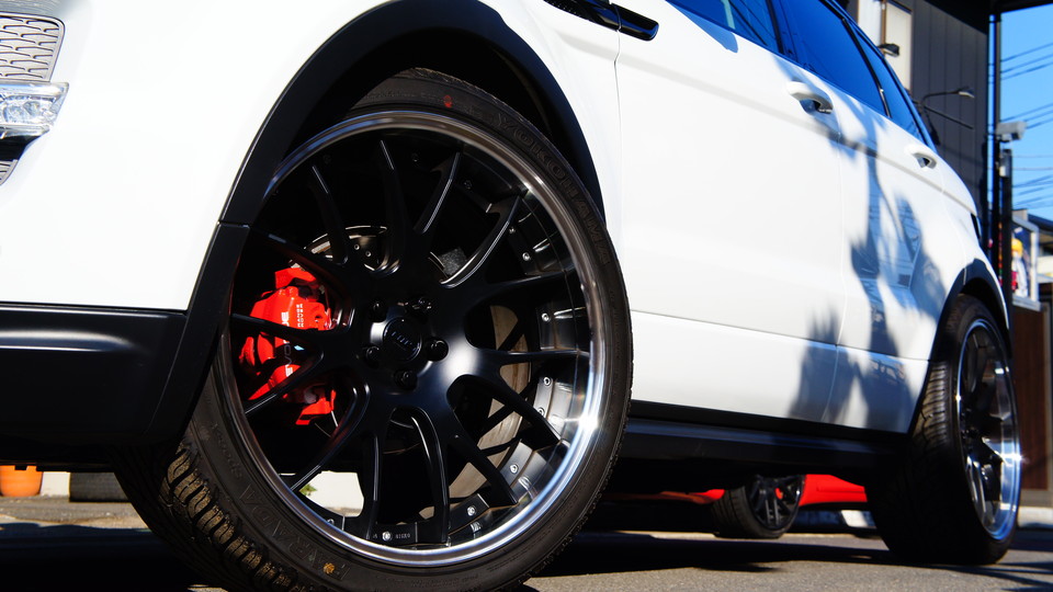 キャリパー塗装施工事例：レンジローバーイヴォーク純正キャリパー塗装　COLOR:#1112racing red＆ローター加工Type:C6S8D IMG29_938_5DR5K1_sub3.jpg