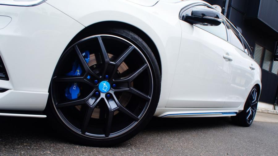 キャリパー塗装施工事例：ボルボV60ポールスター　キャリパー塗装　COLOR:レーベルブルー＆イエロー系 IMG30_1415_S9SCyp_sub5.jpg