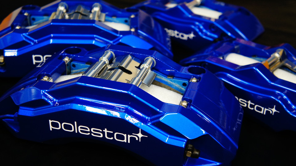 ボルボ用6POT、4POTキャリパー塗装　カラー：#061 royal sky blue