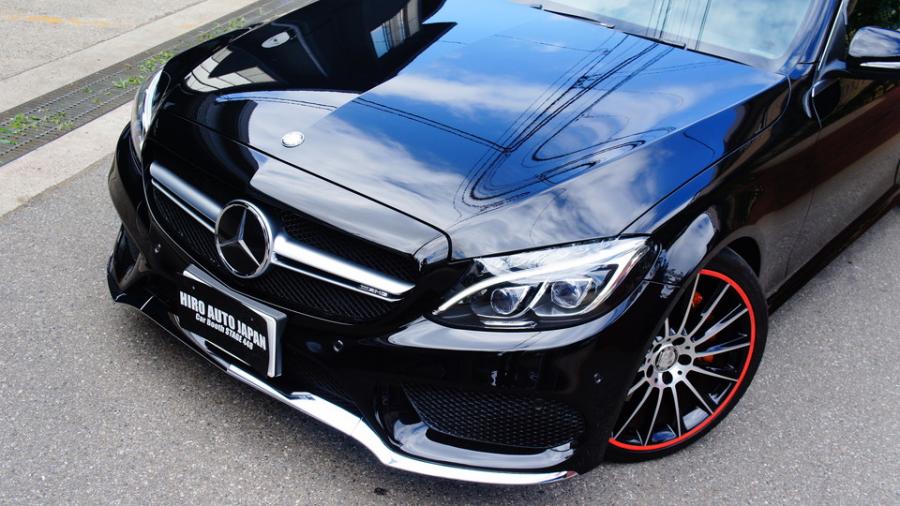 ベンツCクラス　キャリパー塗装　COLOR:#030 Royal art pearl orange gold