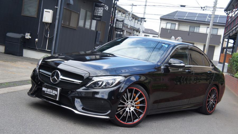 キャリパー塗装施工事例：ベンツCクラス　キャリパー塗装　COLOR:#030 Royal art pearl orange gold IMG35_1763_8psrFc_sub3.jpg