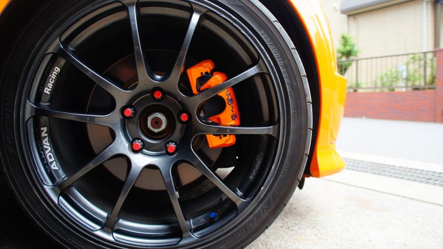 シビックタイプR　キャリパー塗装　COLOR:#098 honey of pearl orange