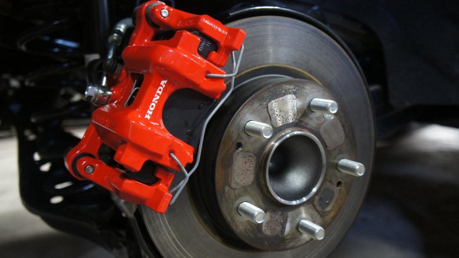 キャリパー塗装施工事例：ホンダシビック　キャリパー塗装　COLOR:#1112 Racing red IMG66_1884_brUy2d_sub2.jpg