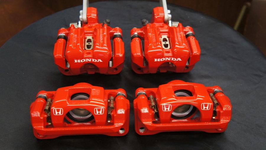 ホンダS660　キャリパー塗装　COLOR:#001 Italian losso solid