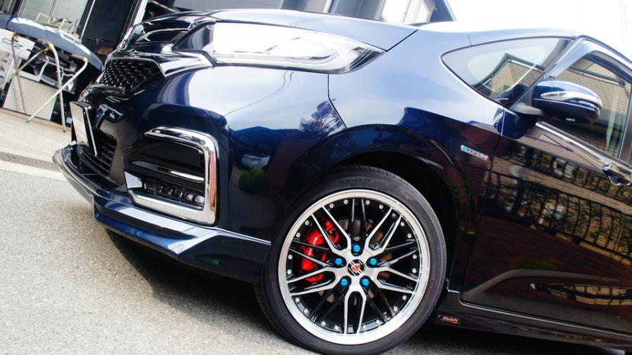 キャリパー塗装施工事例：フリード　キャリパー塗装：#1112 Racing red IMG66_2042_5RLLva_sub4.jpg