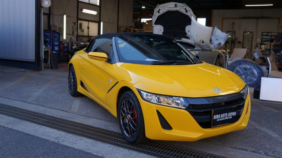 ホンダS660　キャリパー塗装ローター塗装COLOR:#001 Italian losso solid