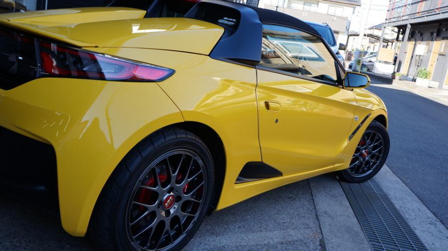 キャリパー塗装施工事例：ホンダS660　キャリパー塗装ローター塗装COLOR:#001 Italian losso solid IMG66_2212_TlTkB1_sub4.jpg