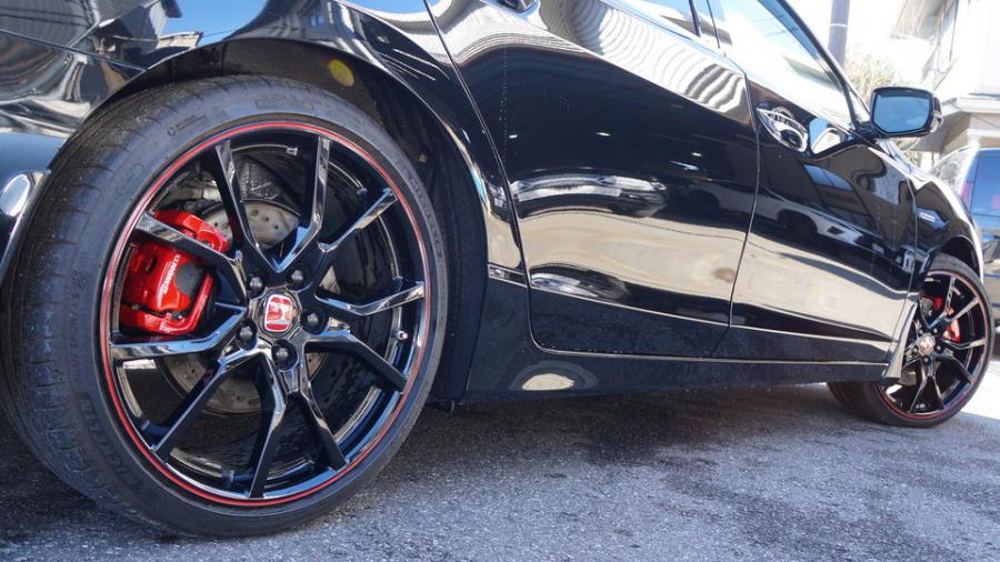 キャリパー塗装施工事例：ホンダレジェンド　キャリパー塗装COLOR:#001 Italian losso solid　ローター加工Type:12SD IMG66_2234_0jhYof_sub6.jpg