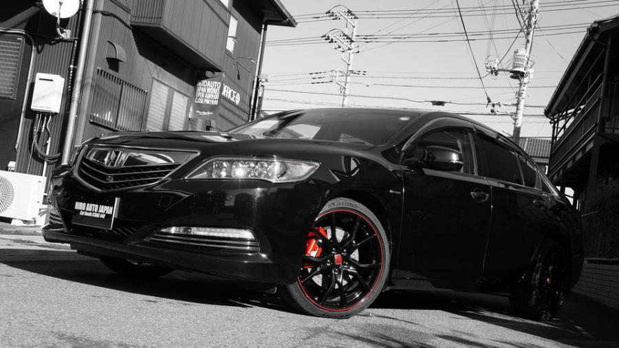 キャリパー塗装施工事例：ホンダレジェンド　キャリパー塗装COLOR:#001 Italian losso solid　ローター加工Type:12SD IMG66_2234_0jhYof_sub7.jpg