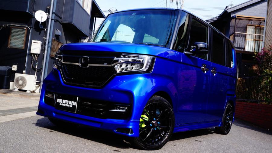 キャリパー塗装施工事例：ホンダN-BOXカスタム　キャリパー塗装COLOR:#1116 Acid green IMG66_2266_c5qgE7_sub5.jpg