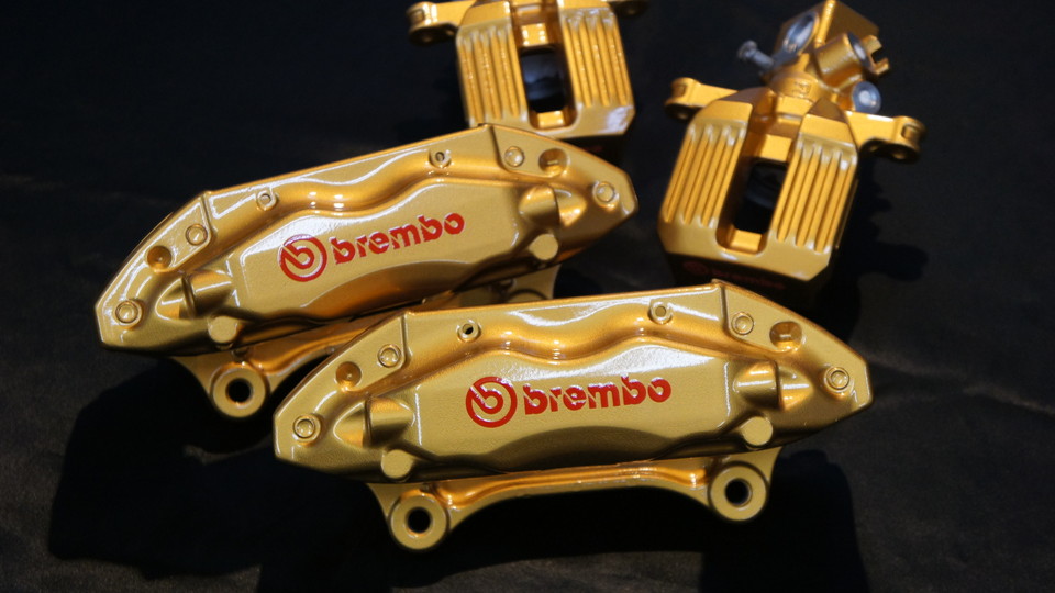 シビックタイプR純正キャリパー塗装　カラー：#003 tokyo midnight gold