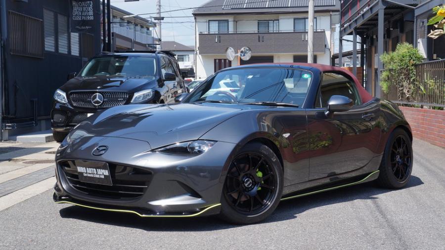 マツダロードスター　キャリパー塗装COLOR:#1116 Acid green