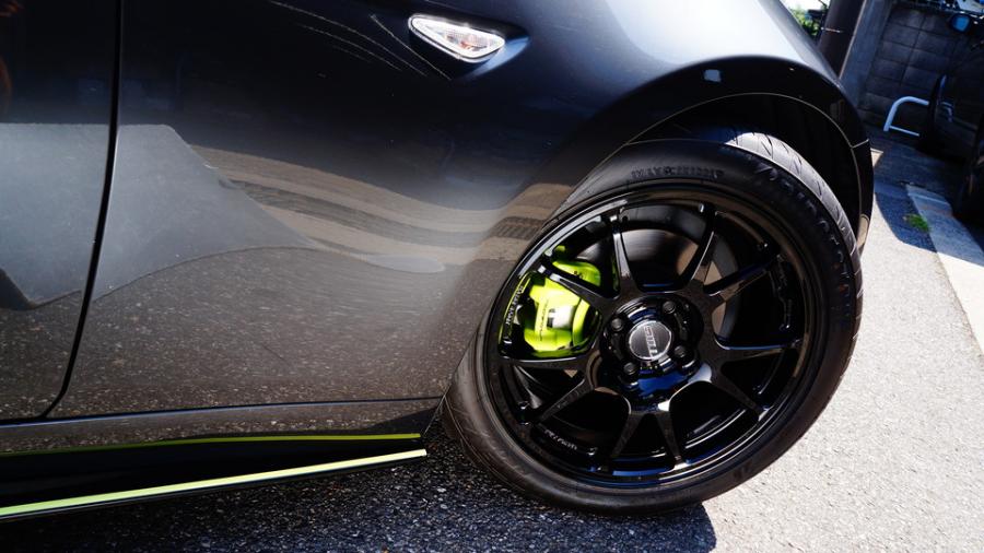 キャリパー塗装施工事例：マツダロードスター　キャリパー塗装COLOR:#1116 Acid green IMG67_2344_gfEKXn_sub4.jpg