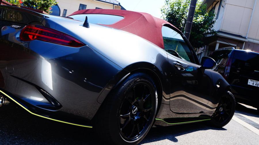 キャリパー塗装施工事例：マツダロードスター　キャリパー塗装COLOR:#1116 Acid green IMG67_2344_gfEKXn_sub9.jpg