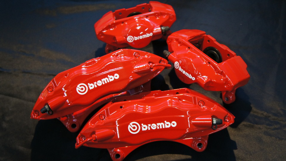 ランサーエボリューション純正ブレンボキャリパー塗装　カラー：#001 Italian losso solid