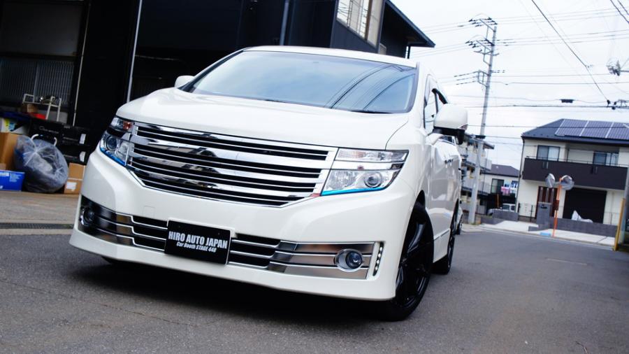 ニッサンエルグランド純正キャリパー塗装　COLOR:#098 honey of pearl orange