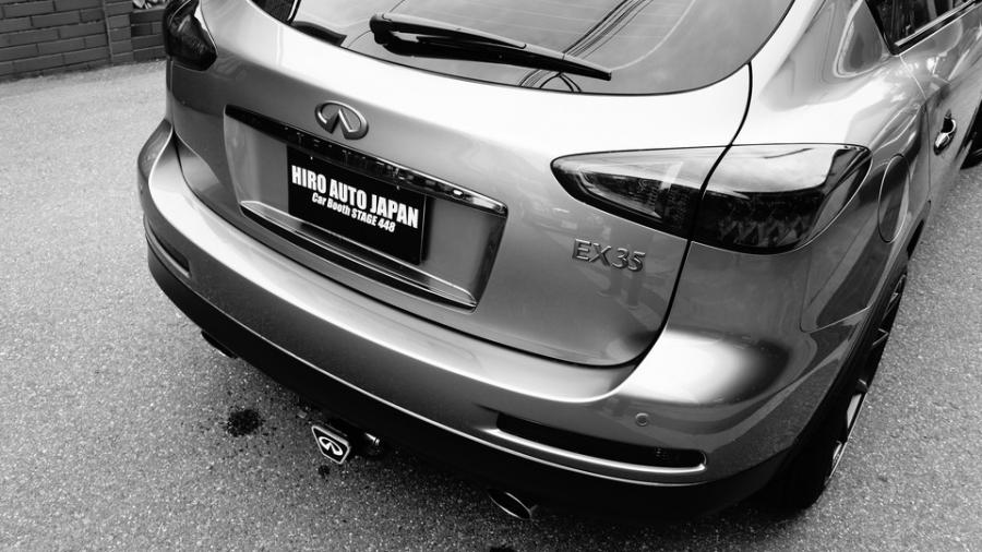 キャリパー塗装施工事例：インフィニティEX35　キャリパー塗装＆ローター塗装　COLOR:#021 california sunshinne yellow・#004 Blast light gray metalic IMG69_1399_6oCTMc_sub11.jpg