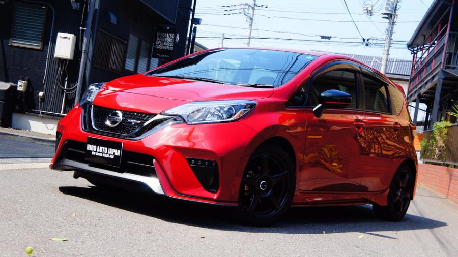 キャリパー塗装施工事例：ニッサンノート　キャリパー塗装　COLOR:#1107 Platinum new bronze pearl metallic IMG69_1833_RUcvfD_sub2.jpg