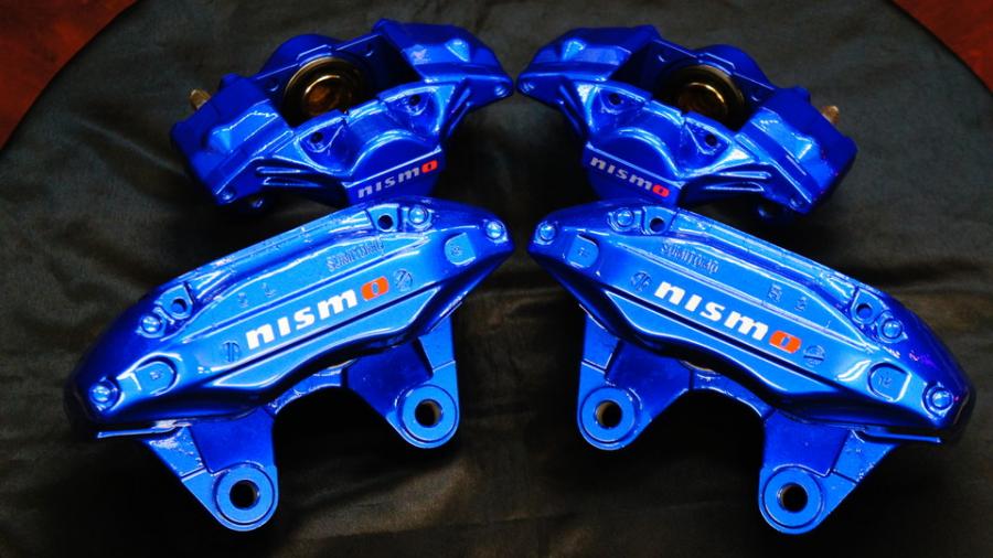 ニッサン4POT2POT　キャリパー塗装COLOR:#060 royal ocean blue