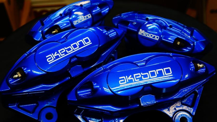 ニッサンakebonoキャリパー塗装COLOR:#1115 Deep marine blue