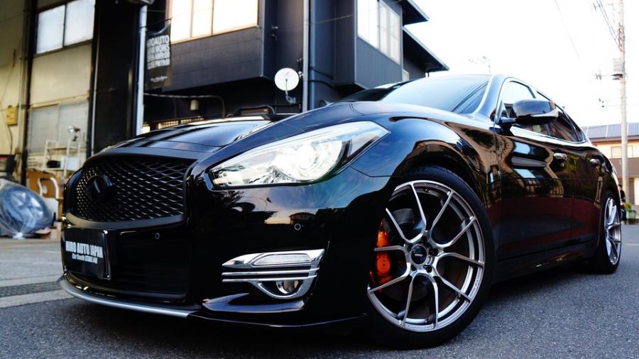 キャリパー塗装施工事例：ニッサンスカイラインV37　キャリパー塗装COLOR:#030 Royal art pearl orange gold IMG69_2213_LNw39l_sub7.jpg