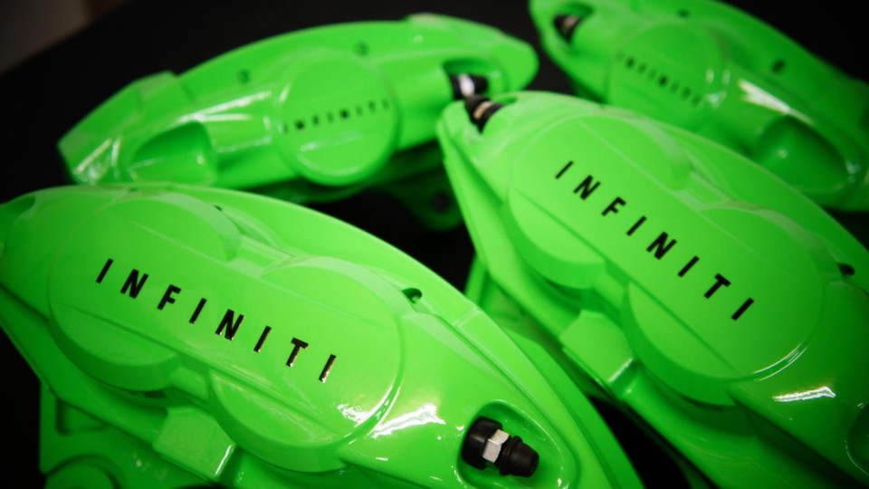 akebonoキャリパー塗装　カラー：#1113monster green