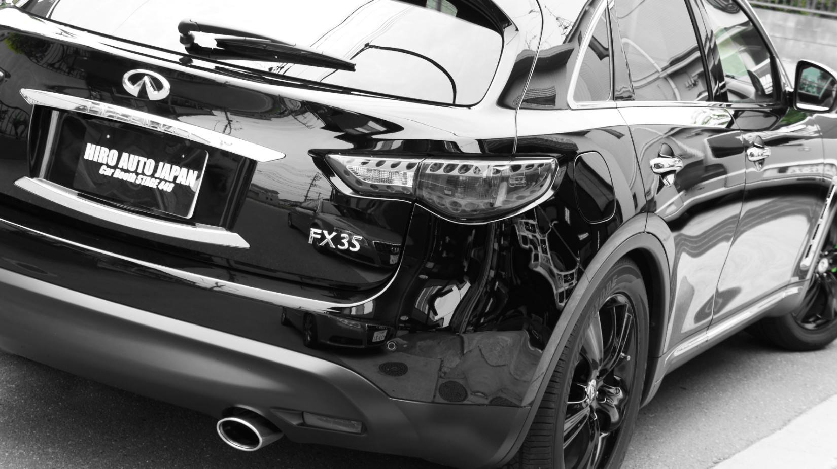 キャリパー塗装施工事例：INFINITI FX35キャリパー塗装+LOGO＆ローター加工★COLOR:MONSTER GREEN&ローター加工Type：C6S8D IMG69_819_ZulwWp_sub9.jpg