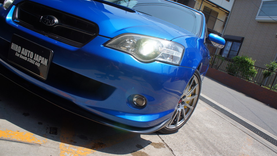 キャリパー塗装施工事例：スバルレガシィ ブレンボキャリパー塗装　COLOR:#002 giallo modena IMG70_1019_8KVrAv_sub5.jpg