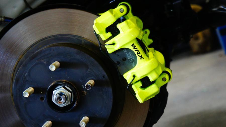 キャリパー塗装施工事例：スバルWRX　キャリパー塗装　COLOR:#1116 Acid green IMG70_1642_nDNBZW_sub2.jpg