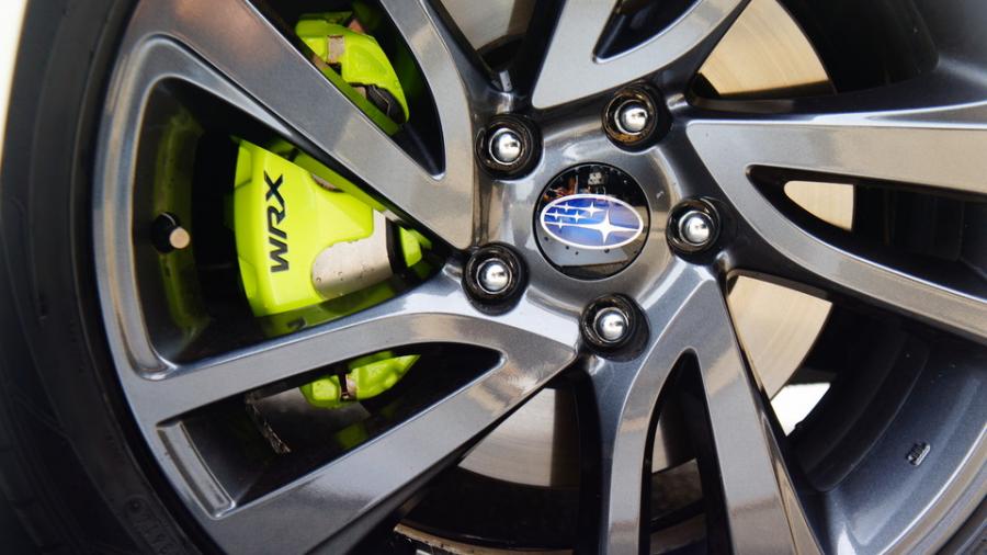 キャリパー塗装施工事例：スバルWRX　キャリパー塗装　COLOR:#1116 Acid green IMG70_1642_nDNBZW_sub6.jpg