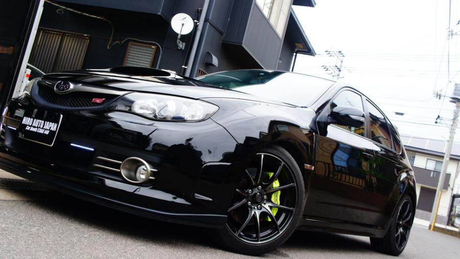 キャリパー塗装施工事例：インプレッサ　キャリパー塗装＆ローター加工　COLOR:#1116 Acid green　加工Type:C6S IMG70_1647_upsKzj_sub4.jpg