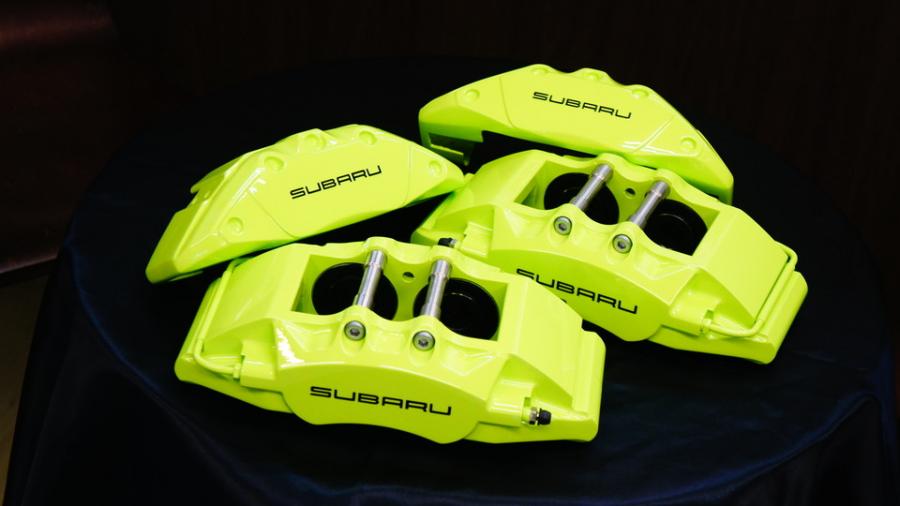 キャリパー塗装施工事例：スバルWRX S4　キャリパー塗装　COLOR:#1116 Acid green IMG70_1703_HEsyQO_sub1.jpg