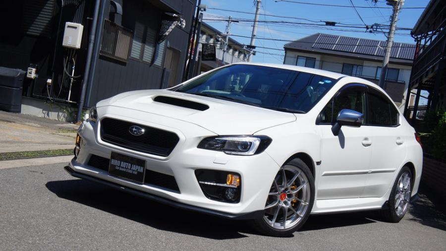 スバルWRX　キャリパー塗装　COLOR:#003 Tokyo midnight gold