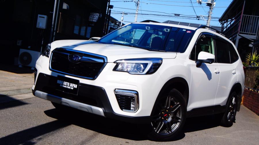 フォレスター　キャリパー塗装COLOR:#003 Tokyo midnight gold　ローター加工Type:6SD　ディクセルMタイプパット前後装着