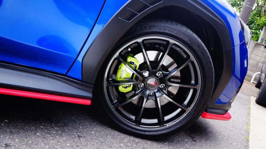 キャリパー塗装施工事例：スバルS4　キャリパー塗装COLOR:#1116 Acid green IMG70_2379_lbU3pW_sub5.jpg