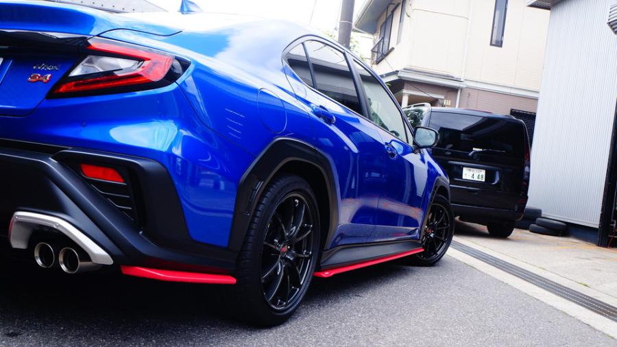 キャリパー塗装施工事例：スバルS4　キャリパー塗装COLOR:#1116 Acid green IMG70_2379_lbU3pW_sub8.jpg