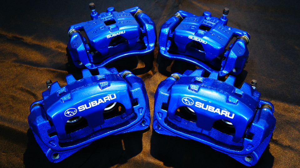 スバル・フォレスター純正キャリパー塗装　カラー：#060 royal ocean blue