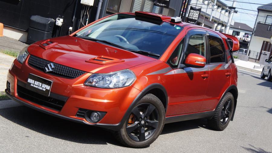 キャリパー塗装施工事例：スズキ・SX４　キャリパー塗装　COLOR：#030 Royal art pearl orange gold IMG71_1458_2d4Phl_sub6.jpg