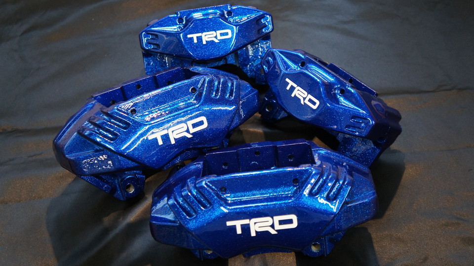 トヨタスープラ純正キャリパー塗装　ＣＯＬＯＲ：#067 deep marine flake blue