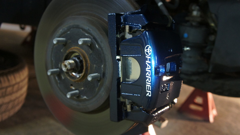 ハリアー純正キャリパー塗装　COLOR：#062 sapphire deep blue pearl