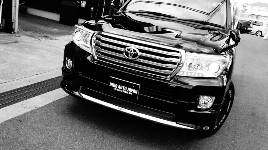 ランクル・キャリパー塗装＆ローター塗装　COLOR：#001 Italian losso solid　ローター加工Type：DS5