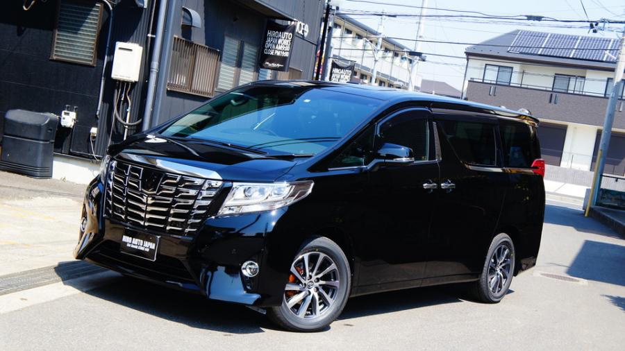 アルファード ロイヤルラウンジ　キャリパー塗装＆ローター塗装　COLOR:#030 Royal art pearl orange gold＆#052 Premium platinum silver　ローター加工Type:C6S8D