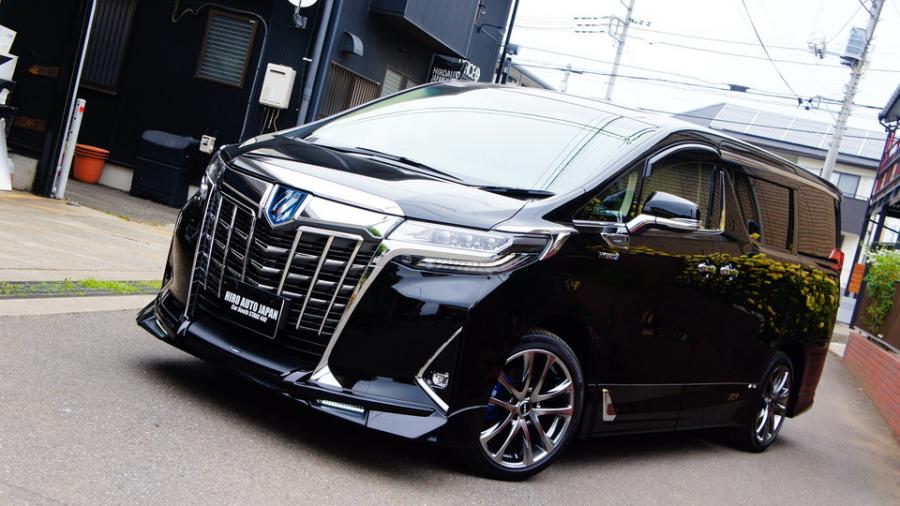 トヨタアルファード　キャリパー塗装　COLOR:#1115 Deep marine blue