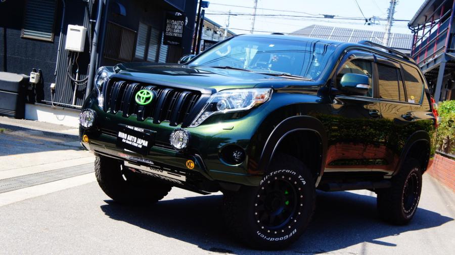 キャリパー塗装施工事例：トヨタランクルプラド　キャリパー塗装　COLOR:#1113 Monster green IMG72_1828_t0hFF6_sub3.jpg