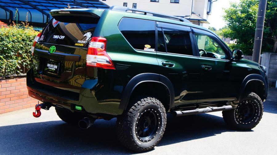 キャリパー塗装施工事例：トヨタランクルプラド　キャリパー塗装　COLOR:#1113 Monster green IMG72_1828_t0hFF6_sub6.jpg