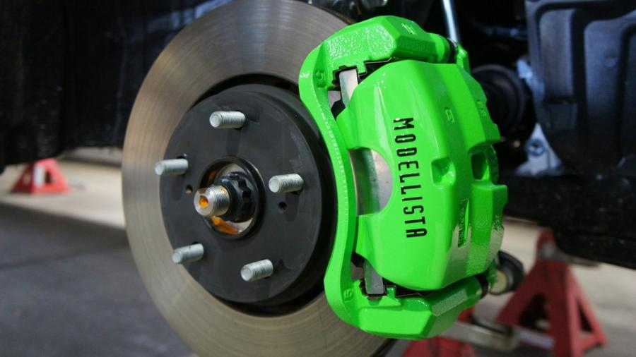 キャリパー塗装施工事例：アルファード　キャリパー塗装COLOR:#1113 Monster green　ホイール塗装：グロスブラック IMG72_1927_OMDurD_sub1.jpg